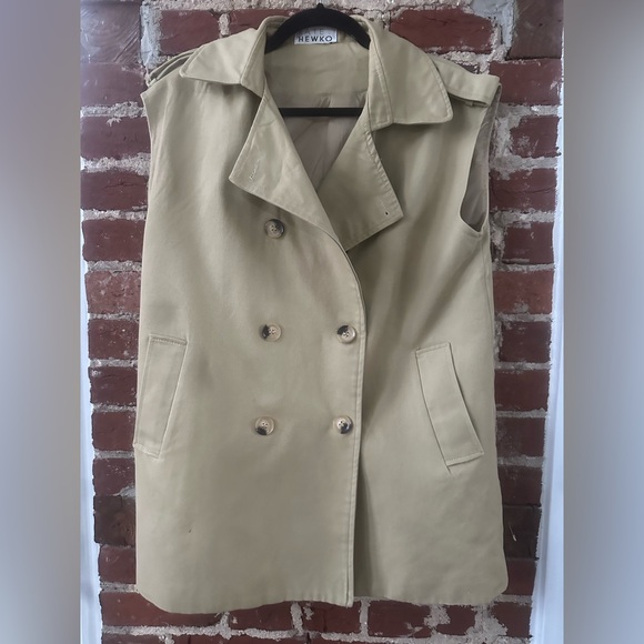 Kate Hewko Tops - RARE Kate Hewko Oversized Sleeveless Trench